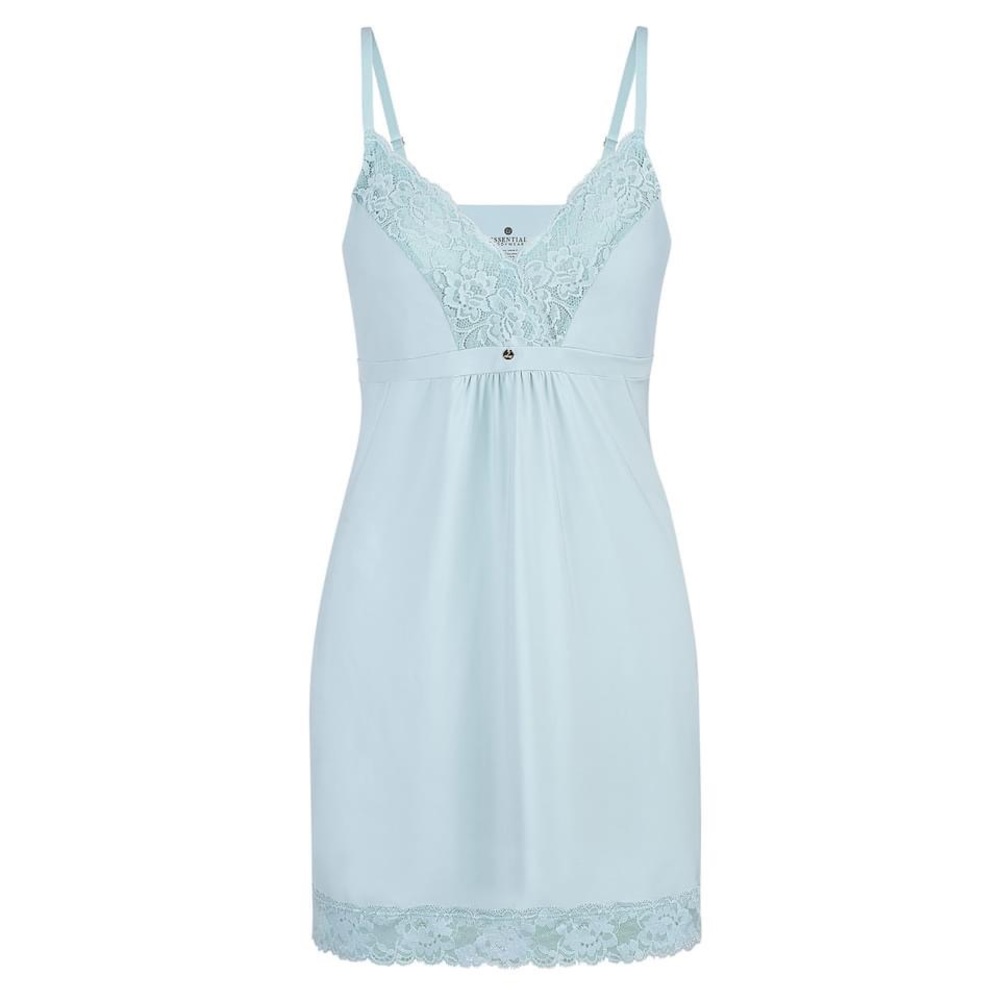Essential Bodywear Lacy Chemise sea green size medium (see fit) sample